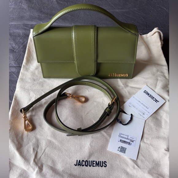 Jacquemus Handbags - Jacquemus Le Grand Bambino in Khaki